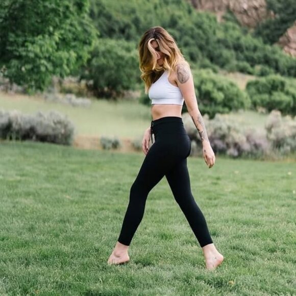 ZYIA Black Pocket Drawstring Luxe 7/8 24" - Picture 3 of 6